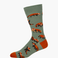 MENS RED PANDAS BAMBOO SOCK