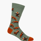 MENS RED PANDAS BAMBOO SOCK