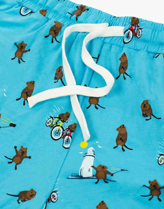 WOMENS QUOKKA BAMBOO JERSEY SLEEP SHORT