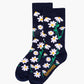 WOMENS DAISIES BAMBOO SOCK