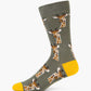 MENS GIRAFFE BAMBOO SOCK