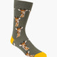 MENS GIRAFFE BAMBOO SOCK