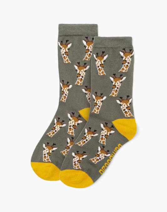 KIDS GIRAFFE BAMBOO SOCK