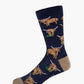 MENS HYLANDER COW BAMBOO SOCK