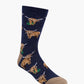 MENS HYLANDER COW BAMBOO SOCK