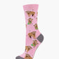 WOMENS HYLANDER COW BAMBOO SOCK