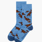 MENS PLATYPUS AND PUGGLE BAMBOO SOCK