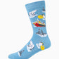 MENS ARCTIC ANIMALS BAMBOO SOCK