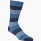 bold striped blue socks 