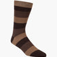 bold striped brown socks 