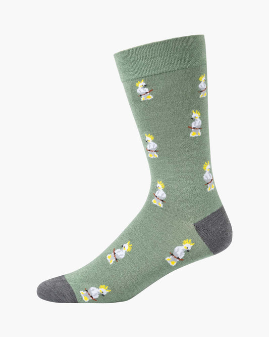 MENS COMFORT COCKATOO BAMBOO SOCK