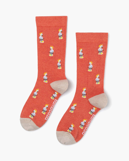 WOMENS COMFORT COCKATOO BAMBOO SOCK