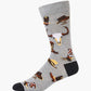 MENS COWBOY BOOTS & SPURS BAMBOO SOCK