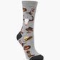 WOMENS COWBOY BOOTS & SPURS BAMBOO SOCK