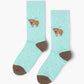 WOMENS LADY MOO MOO COW BAMBOO SOCK