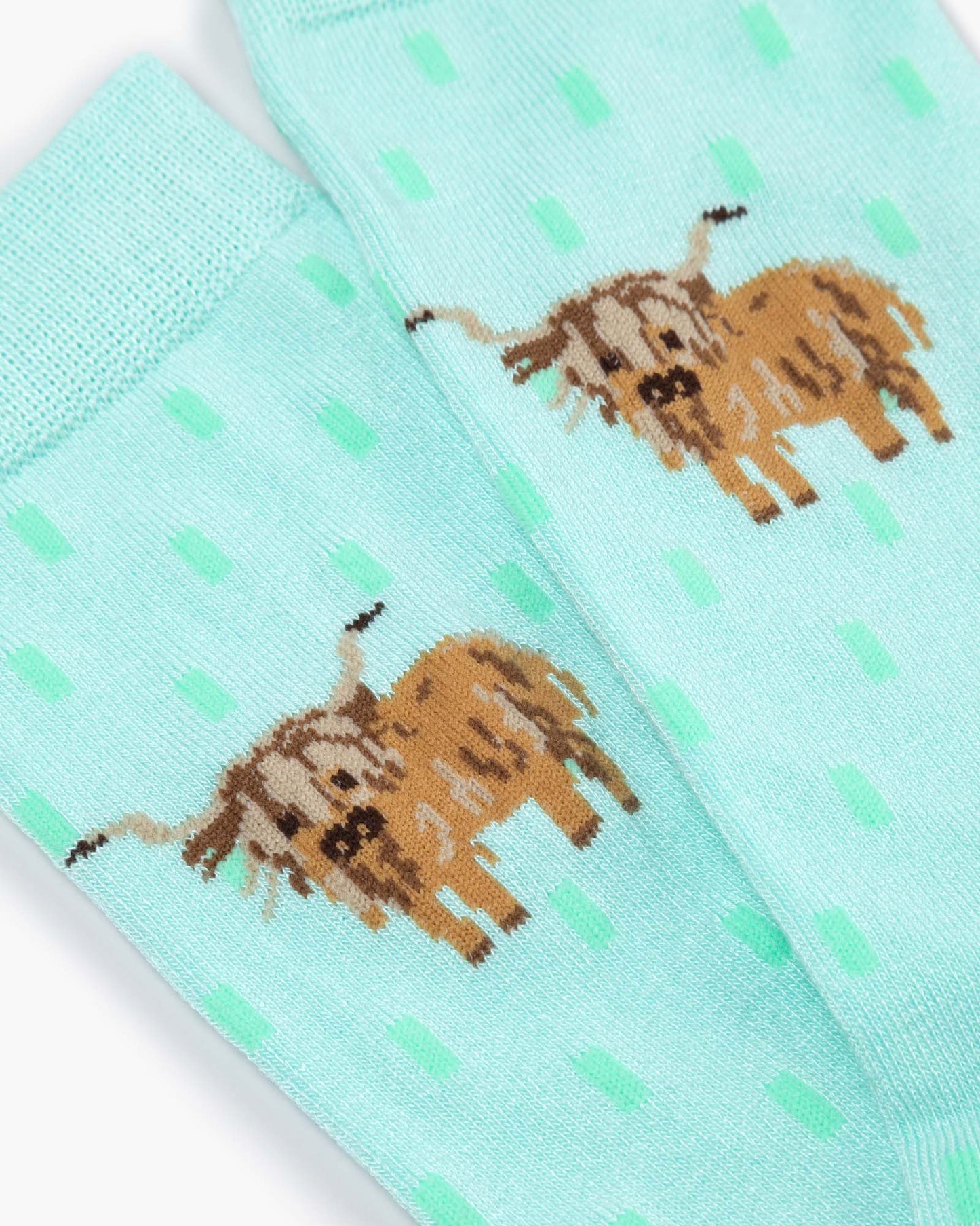 WOMENS LADY MOO MOO COW BAMBOO SOCK
