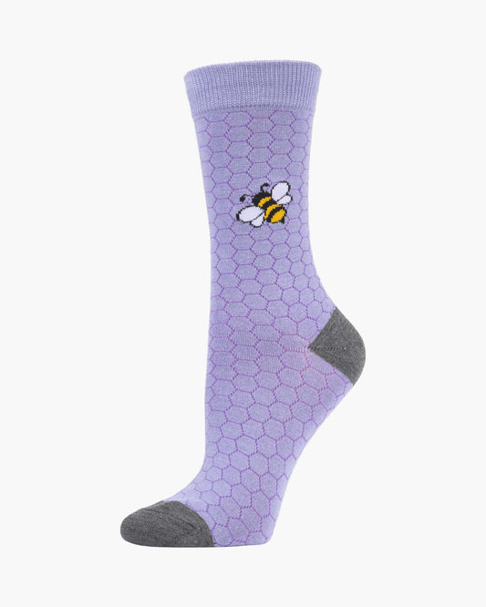 WOMENS HONEYCOMB BAMBOO SOCK