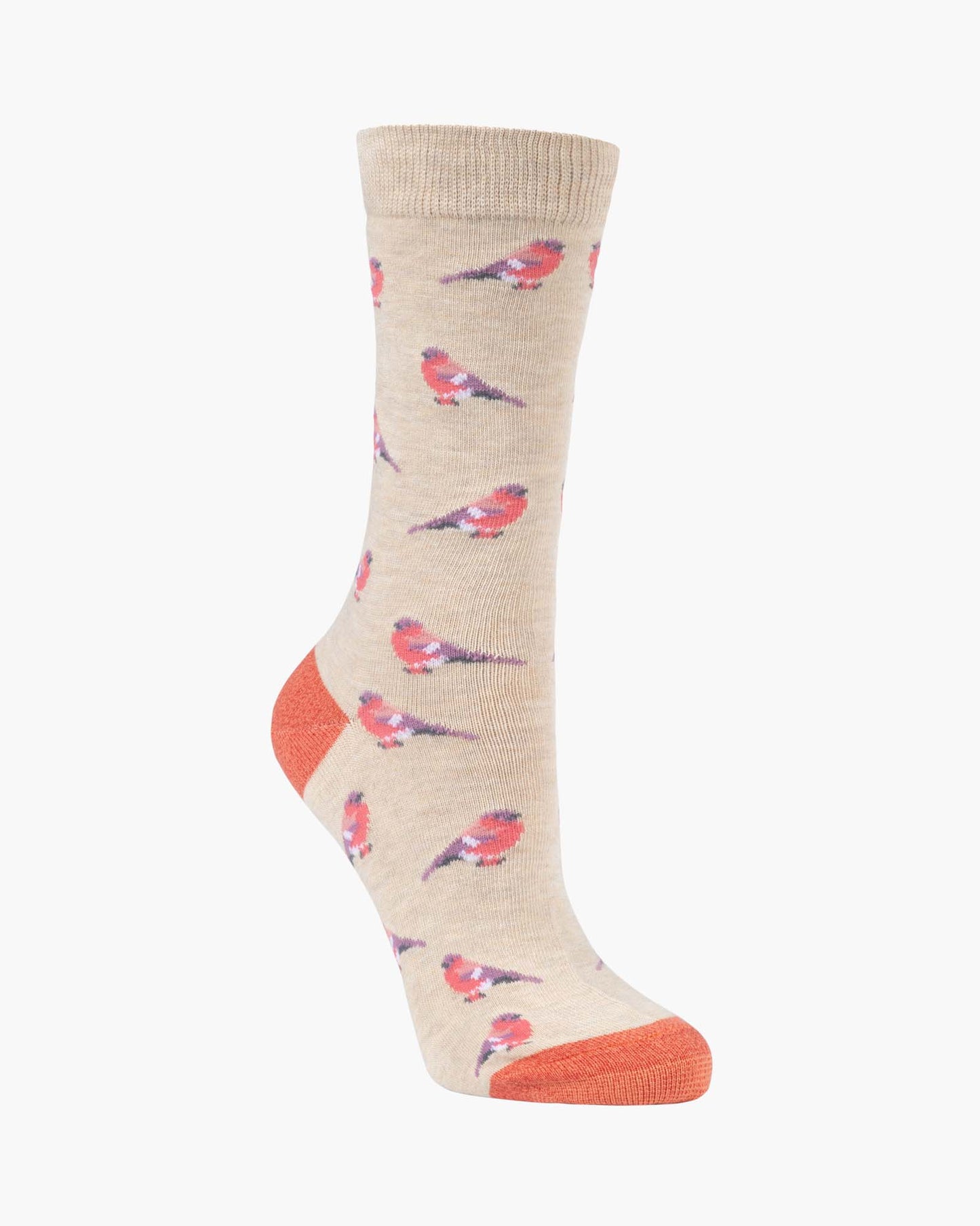 WOMENS FINCH BIRD BAMBOO SOCK