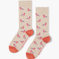 WOMENS FINCH BIRD BAMBOO SOCK
