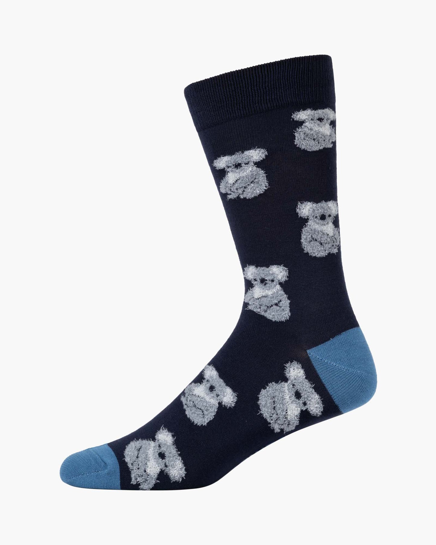 MENS FLUFFY KOALA BAMBOO SOCK