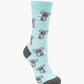 WOMENS FLUFFY KOALA & MINI BAMBOO SOCK