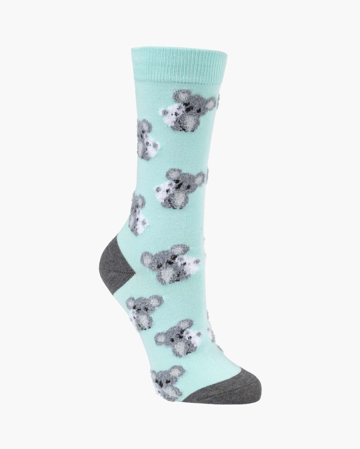 WOMENS FLUFFY KOALA & MINI BAMBOO SOCK