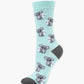 WOMENS FLUFFY KOALA & MINI BAMBOO SOCK