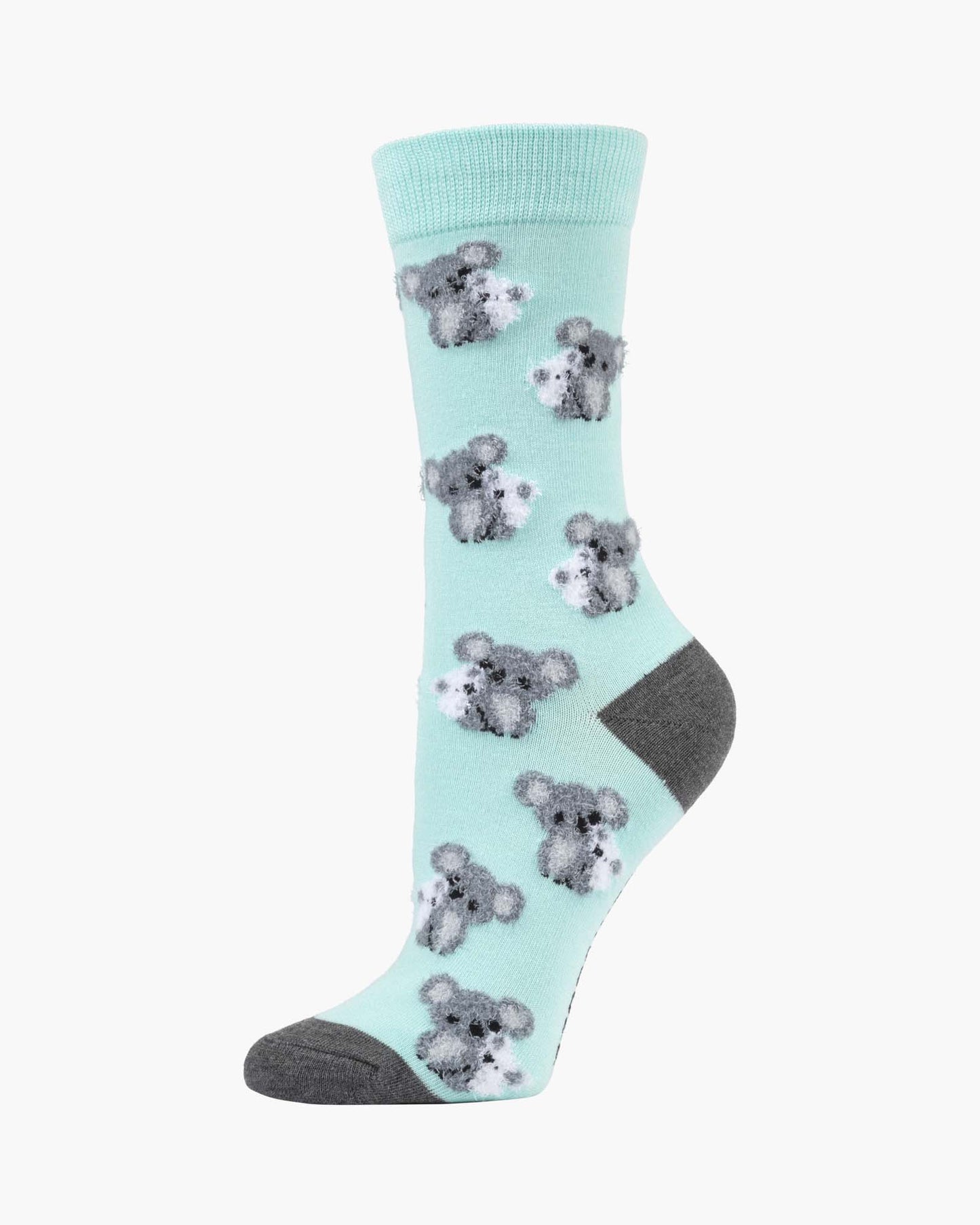 WOMENS FLUFFY KOALA & MINI BAMBOO SOCK