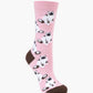 WOMENS FLUFFY RAGDOLL BAMBOO SOCK