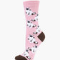 WOMENS FLUFFY RAGDOLL BAMBOO SOCK