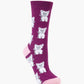 WOMENS FLUFFY TERRIER BAMBOO SOCK