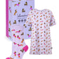 WOMENS DASH DREAMING NIGHT TEE & SOCK GIFT SET