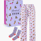 WOMENS DASH DREAMING PANT & SOCK GIFT SET