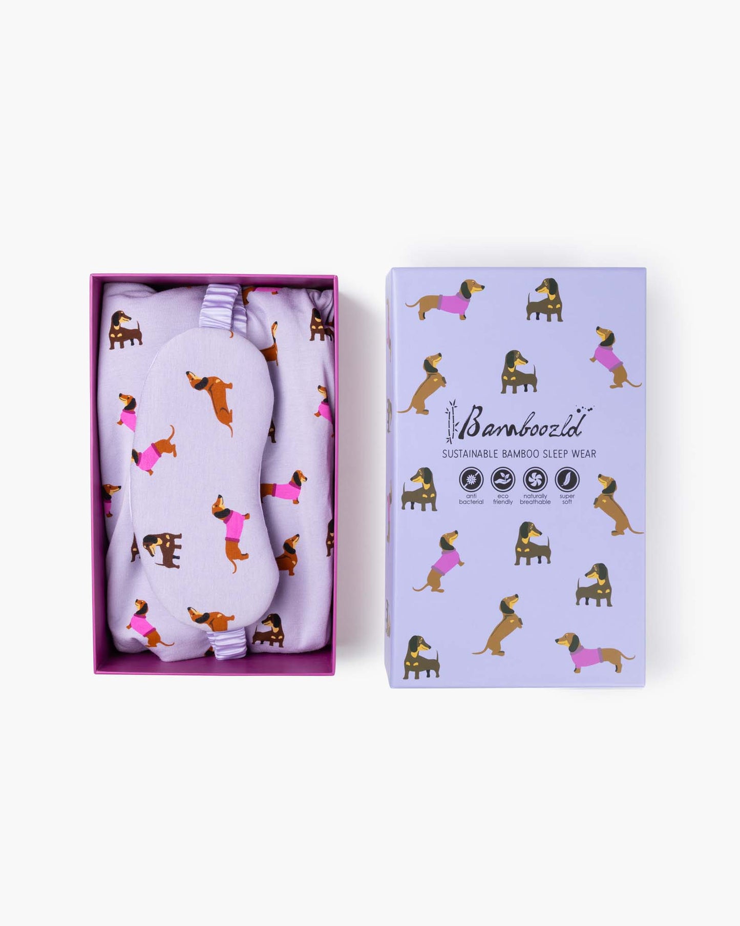 WOMENS DASH DREAMING NIGHT TEE & MASK GIFT SET