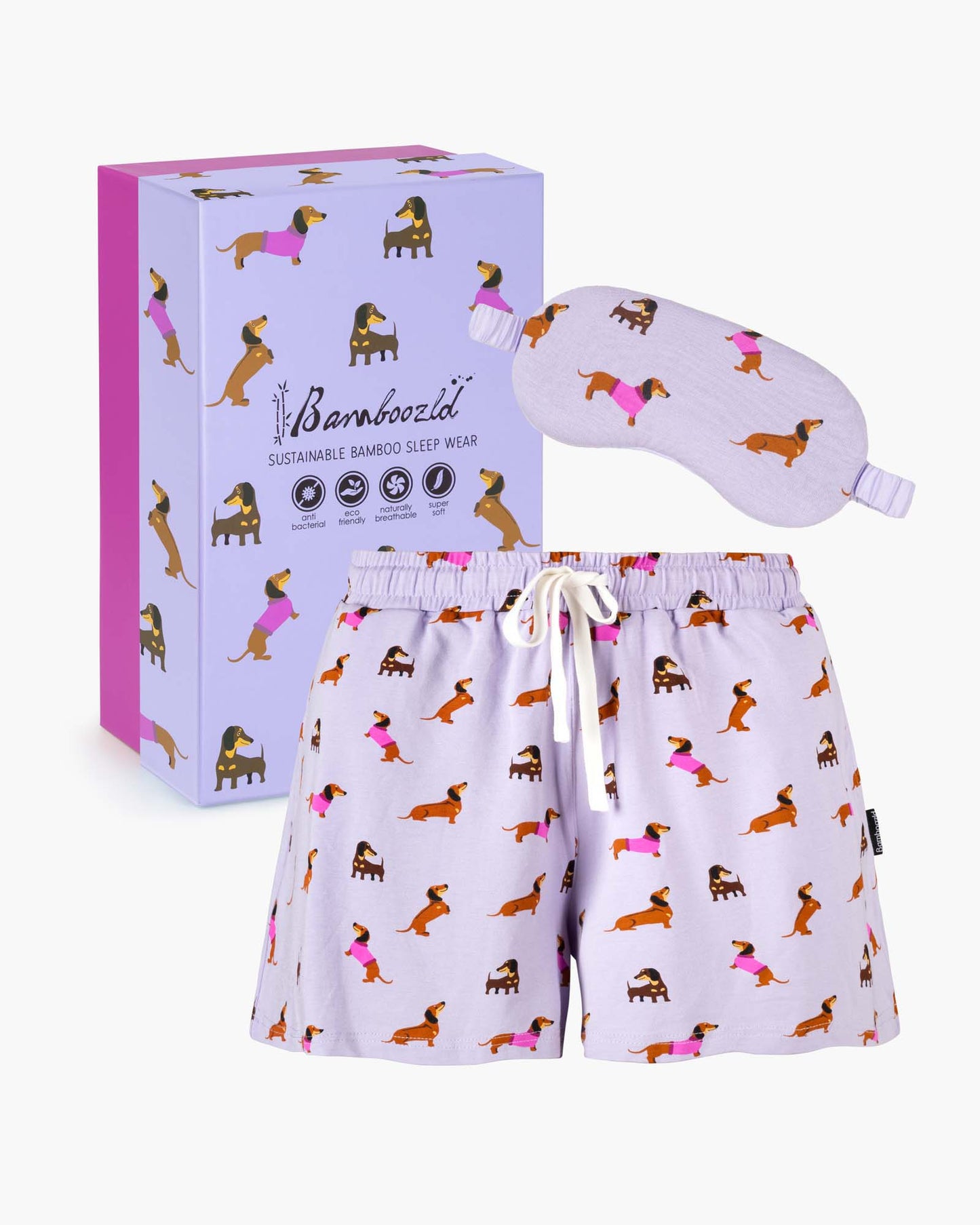 WOMENS DASH DREAMING SHORT & MASK GIFT SET