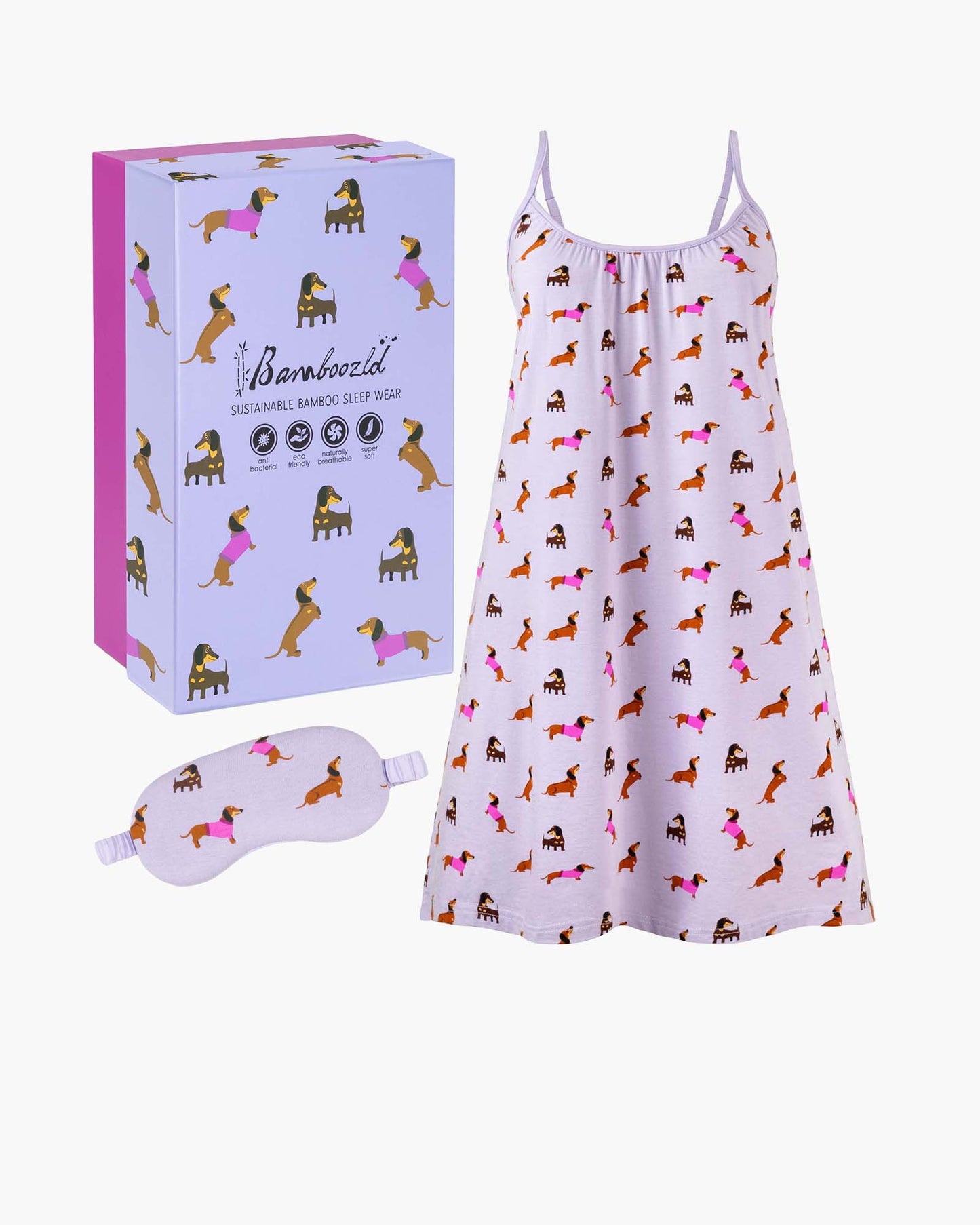 WOMENS DASH DREAMING NIGHTIE & MASK GIFT SET