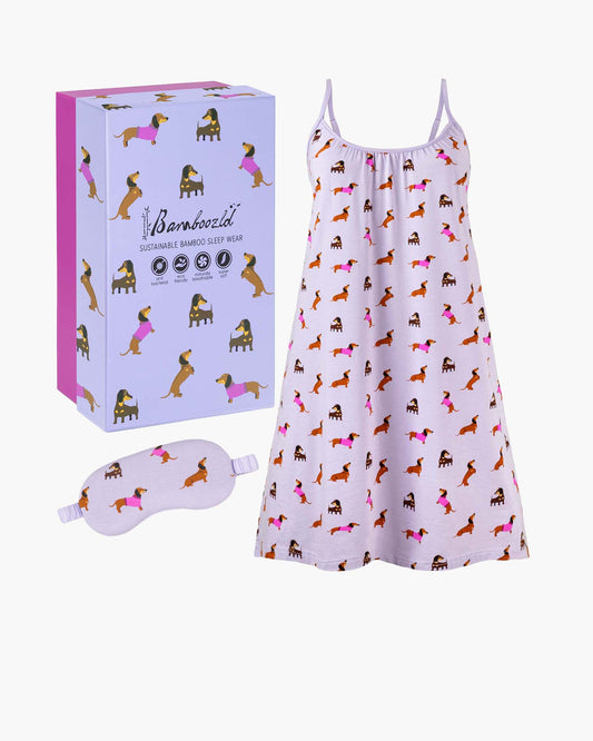 WOMENS DASH DREAMING NIGHTIE & MASK GIFT SET