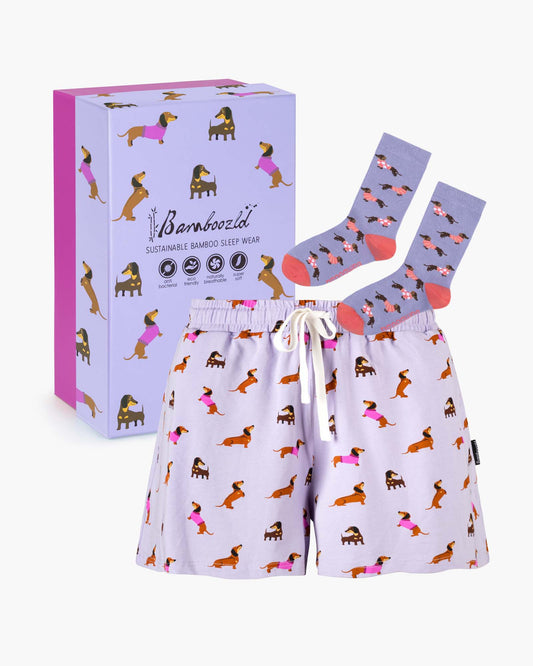 WOMENS DASH DREAMING SHORT & SOCK GIFT SET