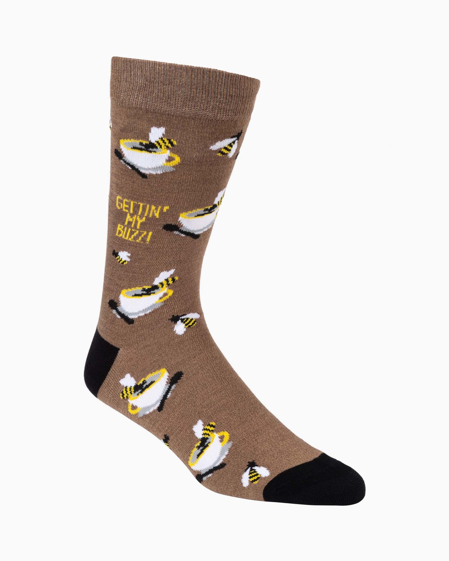 MENS GETTIN MY BUZZ BAMBOO SOCK