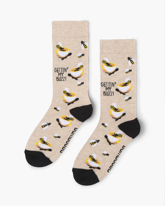 WOMENS GETTIN MY BUZZ BAMBOO SOCK