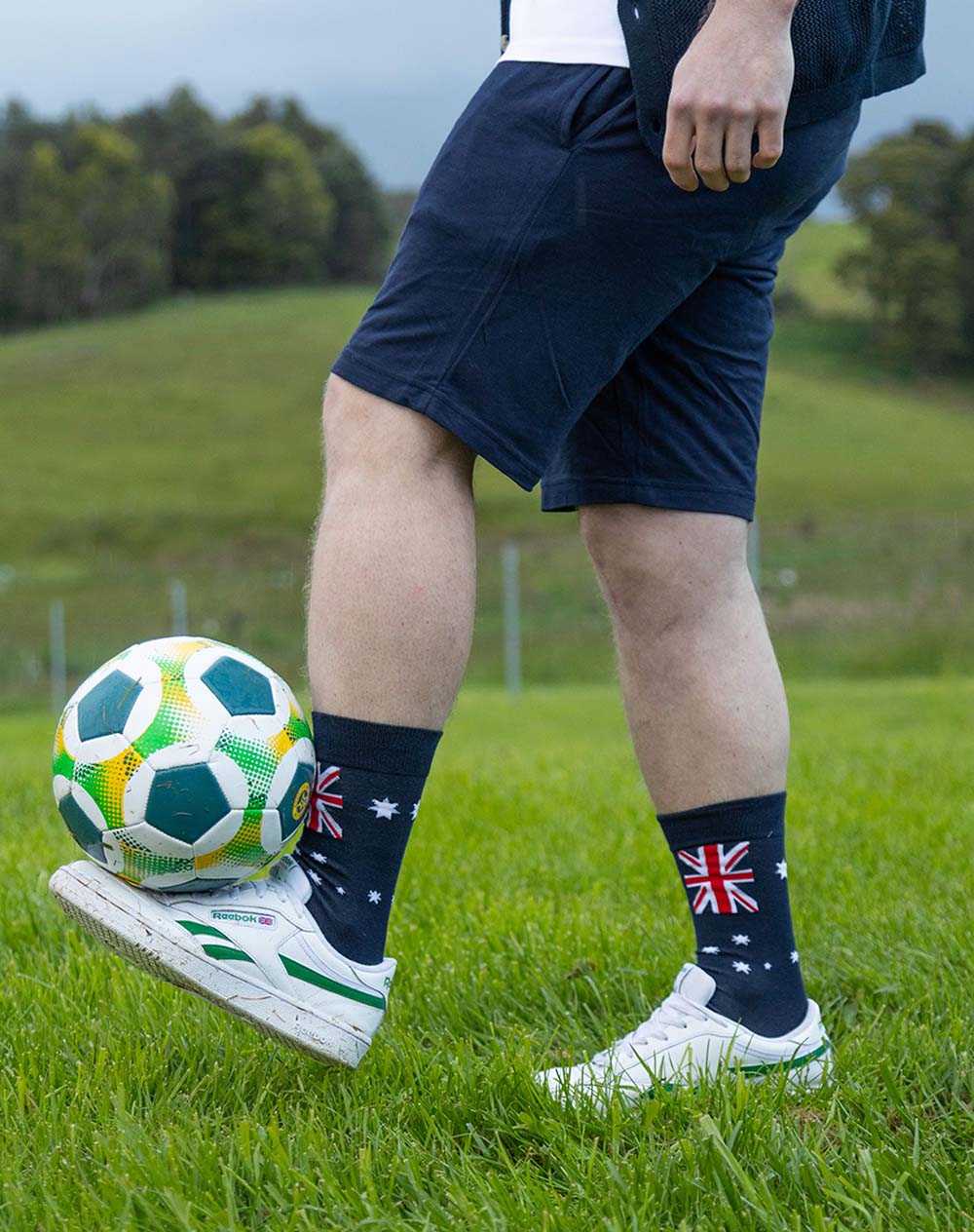 MENS GO AUSSIE FLAG BAMBOO SOCK