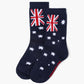 KIDS GO AUSSIE FLAG BAMBOO SOCK