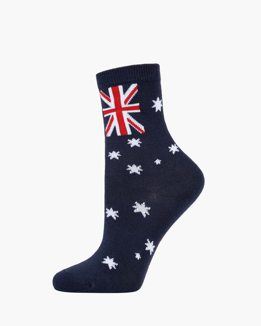 KIDS GO AUSSIE FLAG BAMBOO SOCK