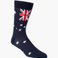 MENS GO AUSSIE FLAG BAMBOO SOCK