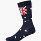 MENS GO AUSSIE FLAG BAMBOO SOCK