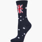 WOMENS GO AUSSIE FLAG BAMBOO SOCK