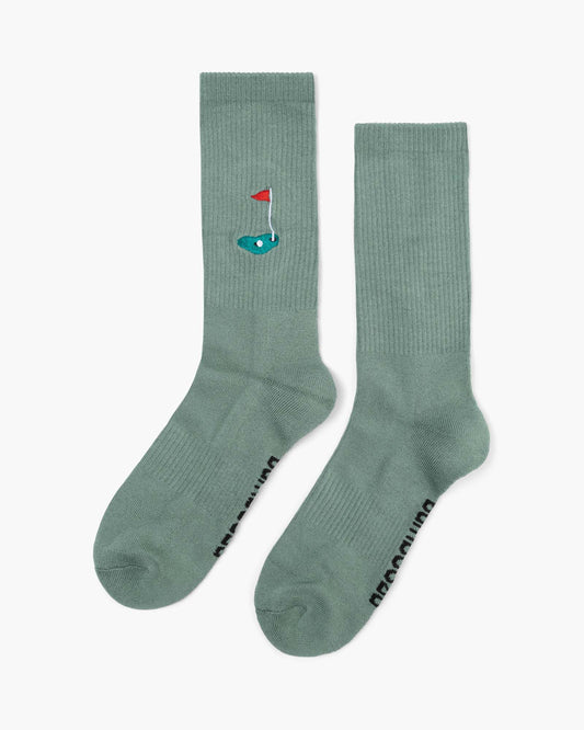 MENS GOLF TEE & FLAG SPORT CREW