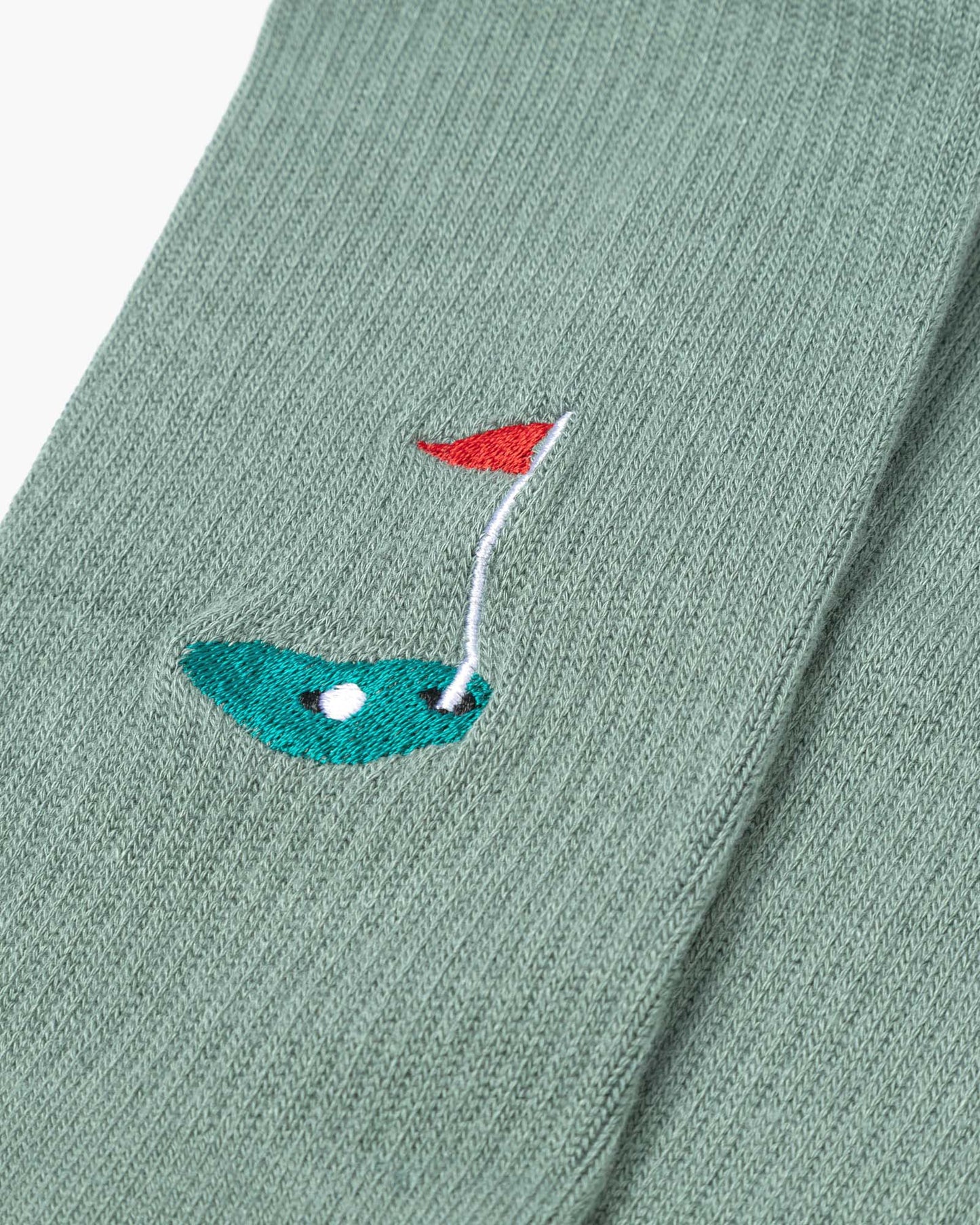 MENS GOLF TEE & FLAG SPORT CREW