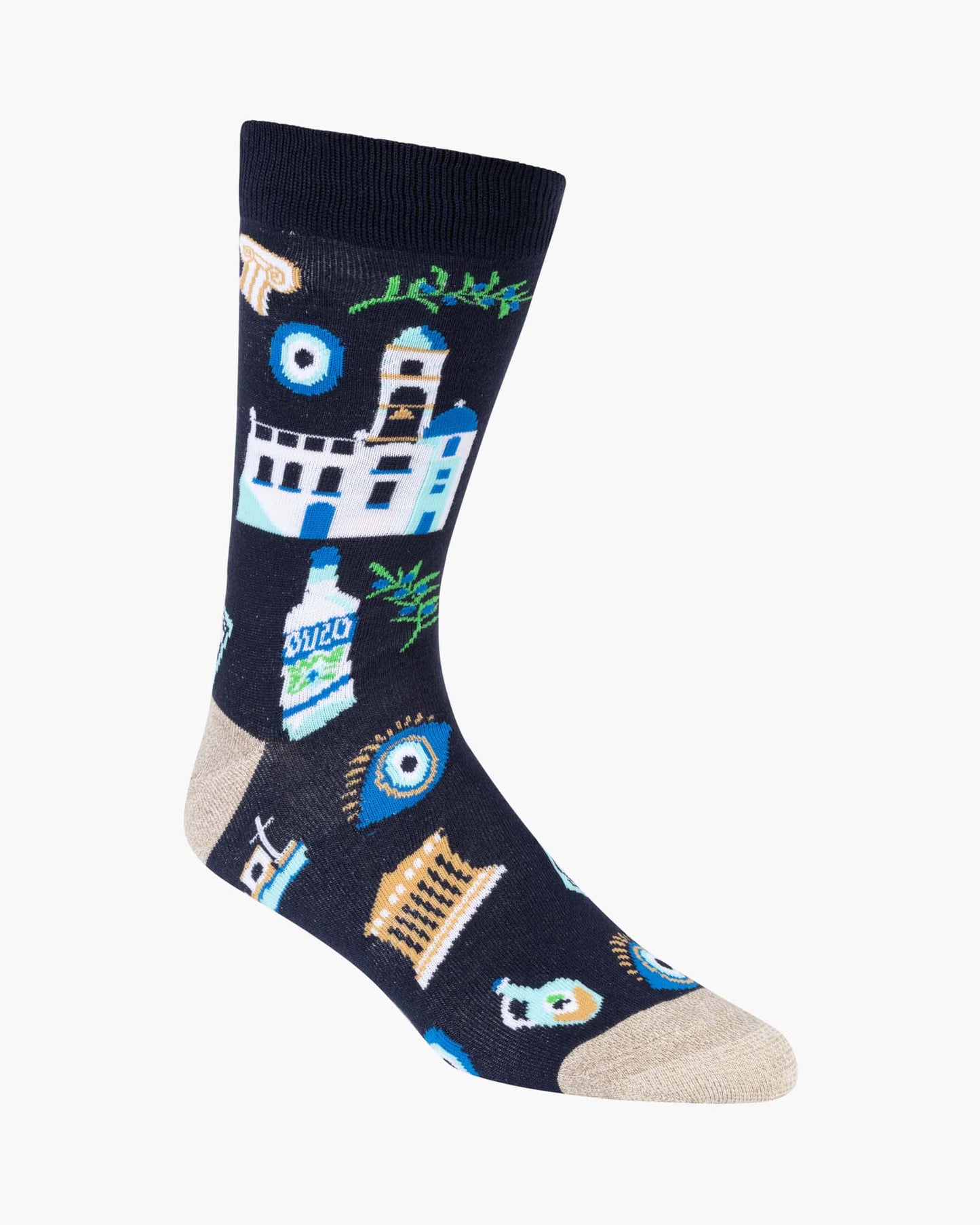 MENS GREEK ODYSSEY BAMBOO SOCK