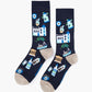 MENS GREEK ODYSSEY BAMBOO SOCK